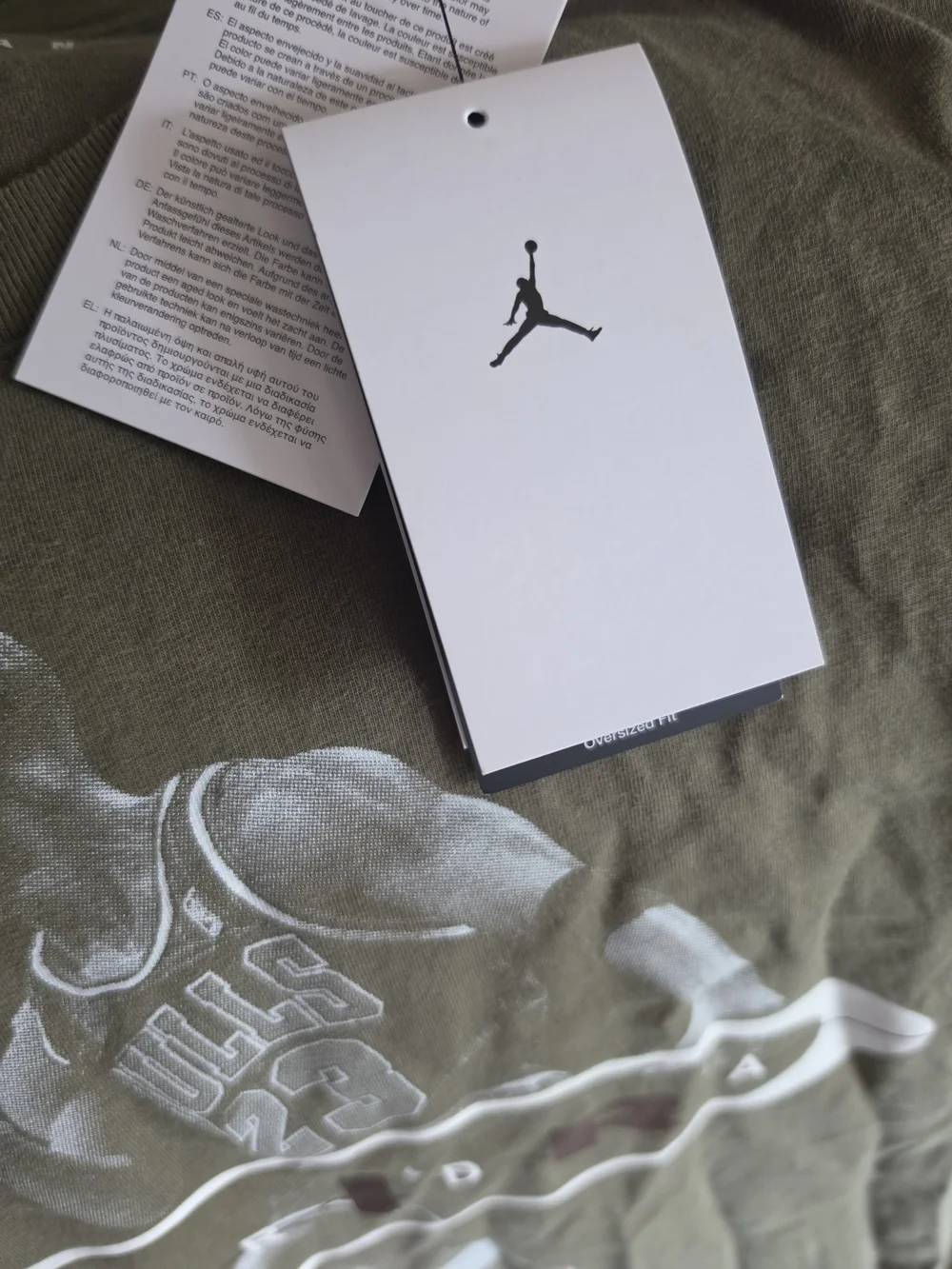 Jordan Olive Green Michael Jordan Graphic Tee